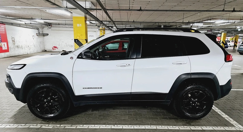 Jeep Cherokee cena 77400 przebieg: 99850, rok produkcji 2015 z Warszawa małe 56